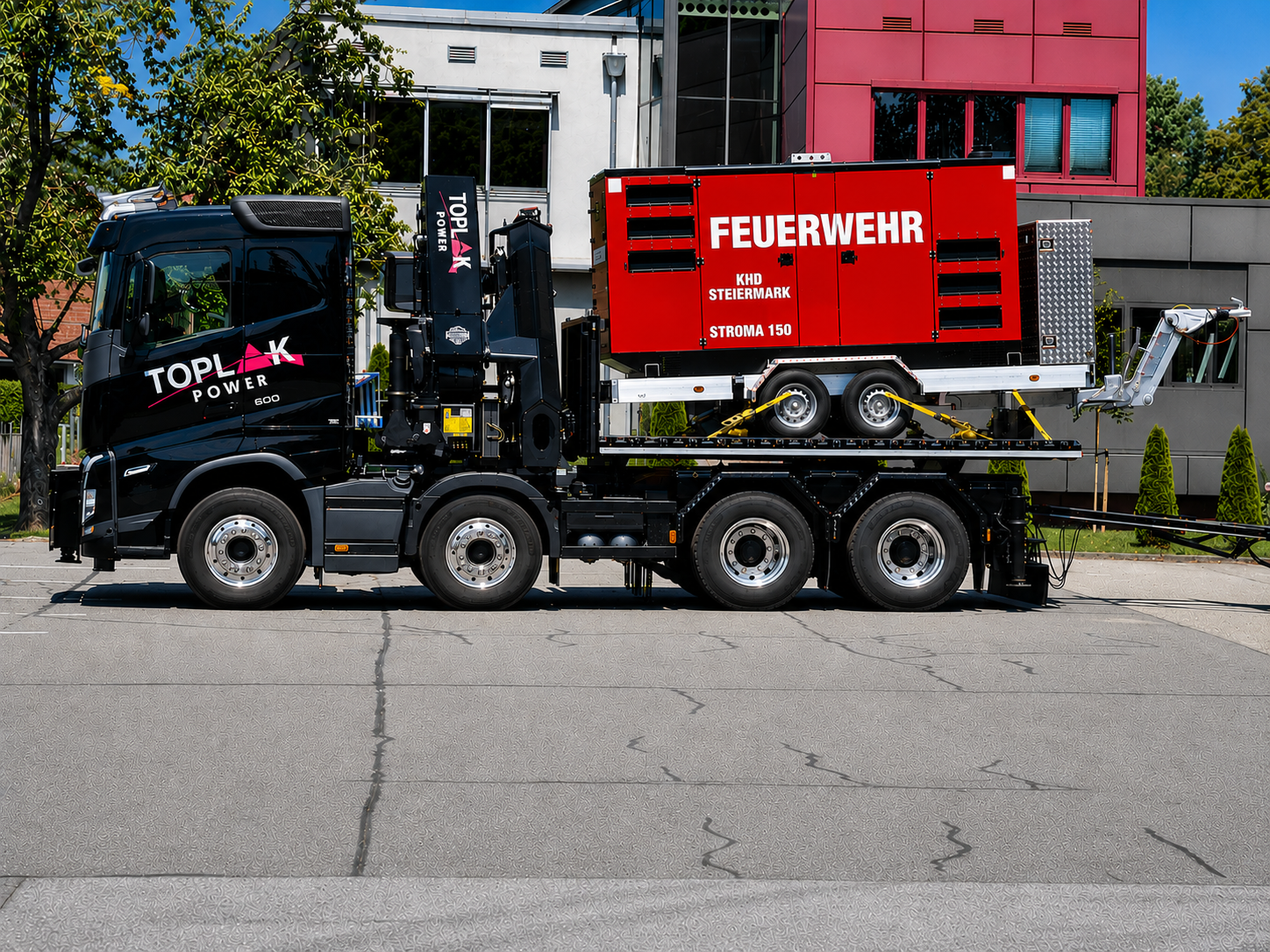 Notstromanhänger 150 kVA für den LFV Steiermark