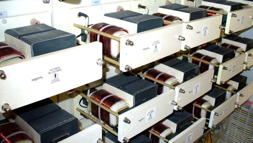 HF/HV Leistungselektronik Trafobox