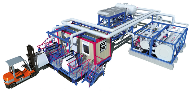 3D-Modell Cooling & Packing Unit