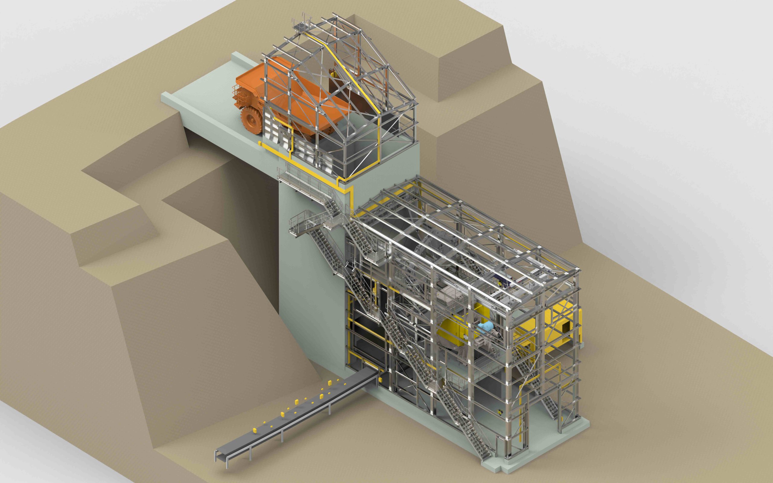 Vorbrechanlage für Lausitzer Grauwacke