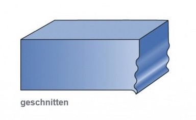 Bandstahl mit bearbeiteten Kanten