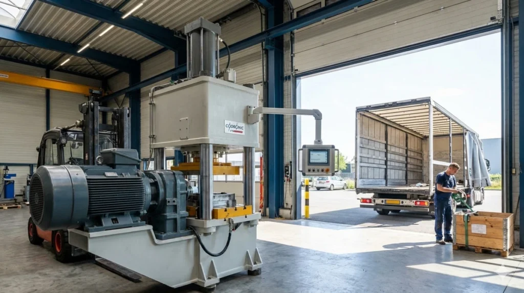 Versand einer Codronic Sondermaschine