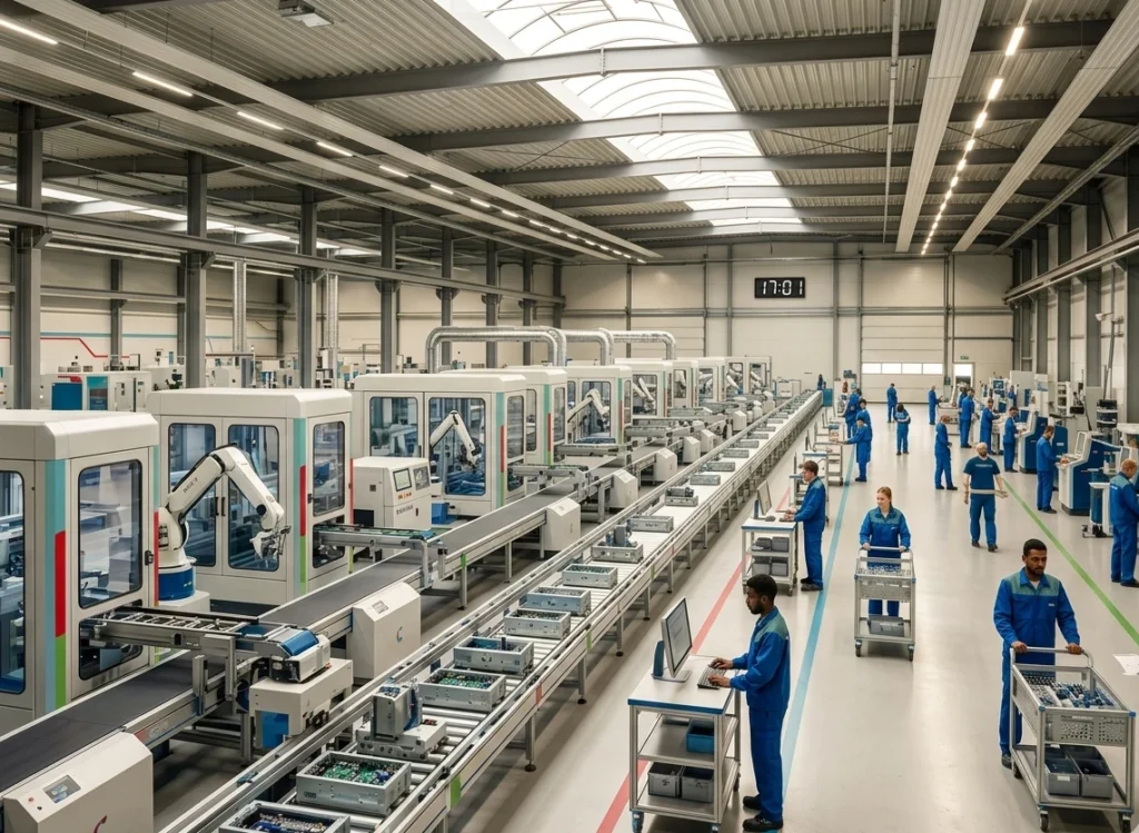 Automatisierte Produktionsanlage