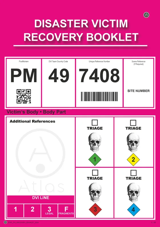 Disaster Victim Recovery Booklet