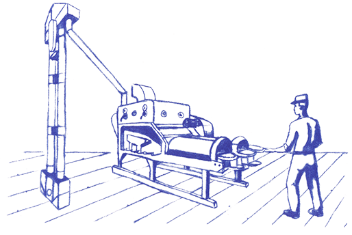 Seed cleaning machine