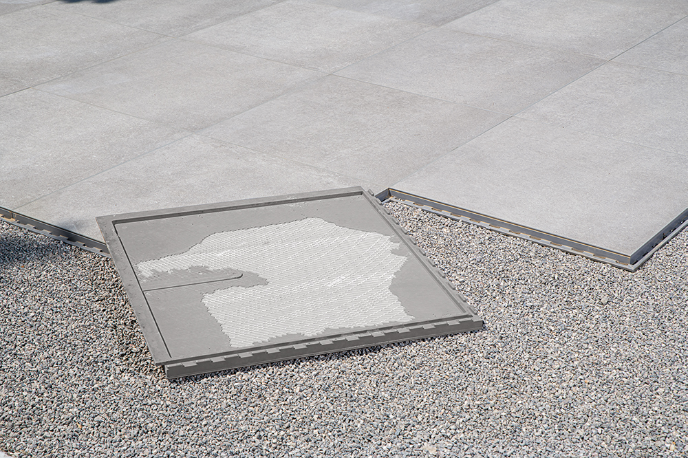 Verlegesysteme (Pave&Go, Stelzlagersystem)