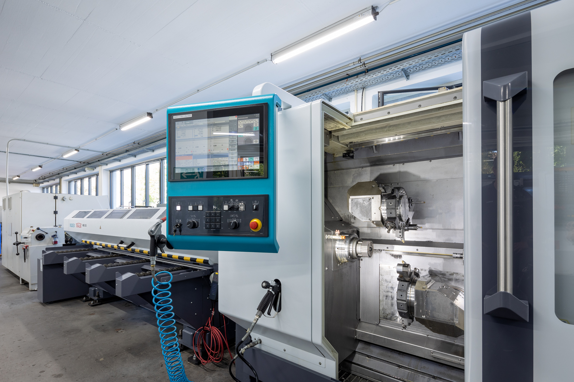 CNC-Drehmaschine in der Produktion