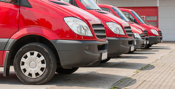 Ware wird zum Kunden transportiert