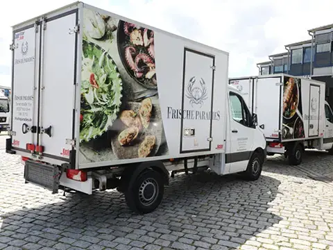 Eigene Logistik mit Kühlfahrzeugen