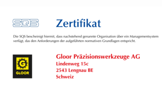 ISO-Zertifikate der SQS