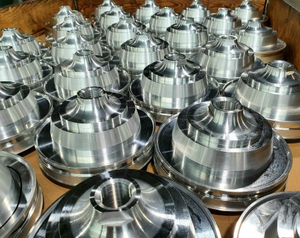 CNC-gefrästes Kolbenbauteil