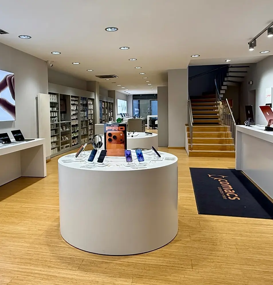 POS-Fläche bei Handelspartner Comacs Würzburg