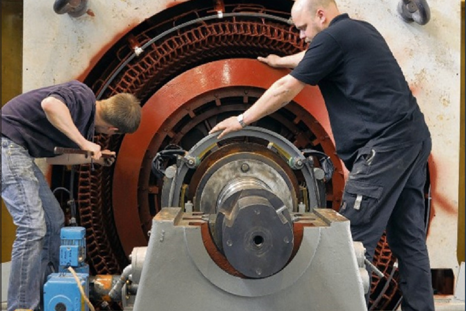 Motor in Montage