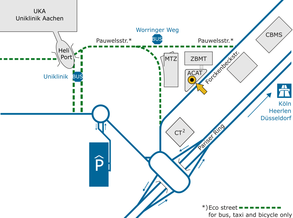 Standort Aachen (ZBMT/ACAT, Pauwelsstraße)