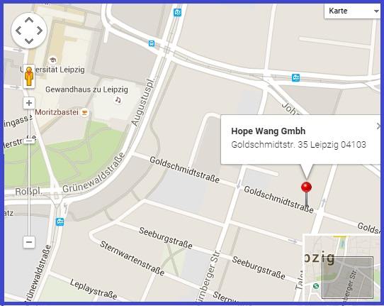 Anfahrtsskizze Leipzig