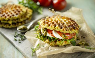 Laibchen Waffel Sandwich
