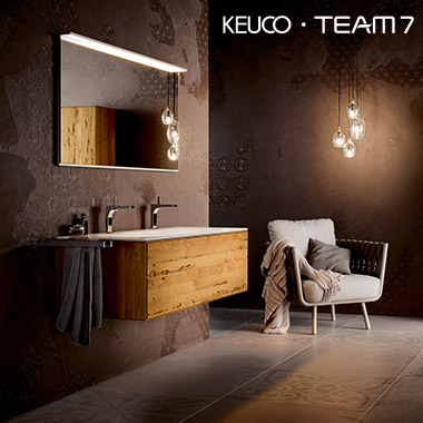 KEUCO Team 7 Badmöbelstudio in der Ausstellung Minden