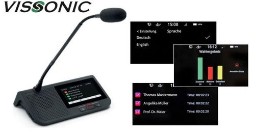 Touchscreen-Sprechstellen Vissonic