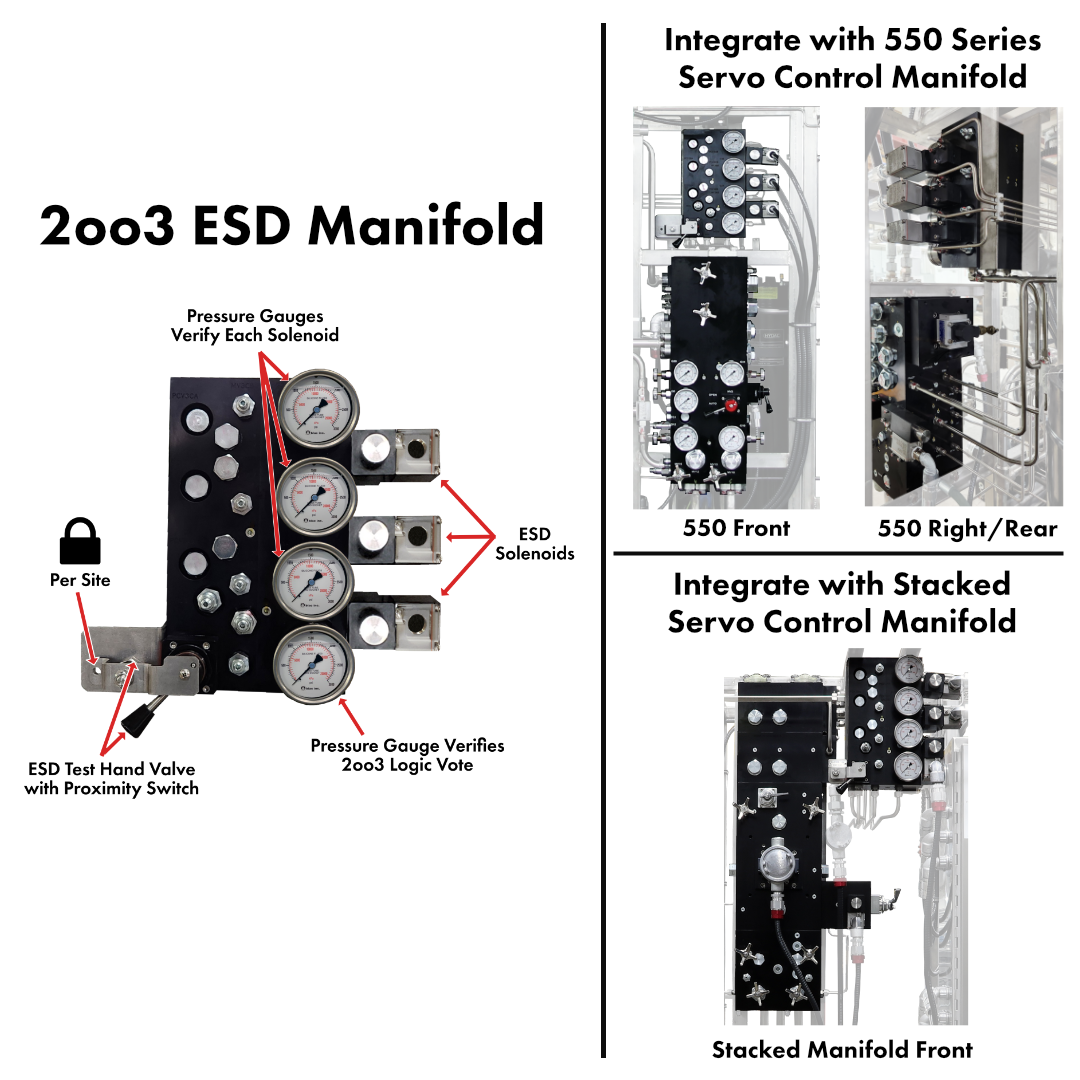 2oo3 ESD Manifold
