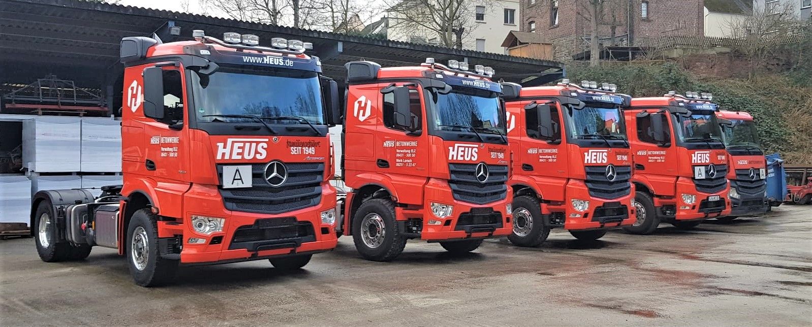 Fuhrpark der HEUS Betonwerke