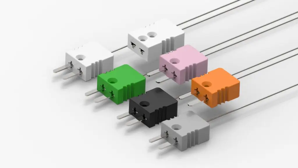 Mantelthermoelemente (Typen J, K, N, D, E, S, R, B)
