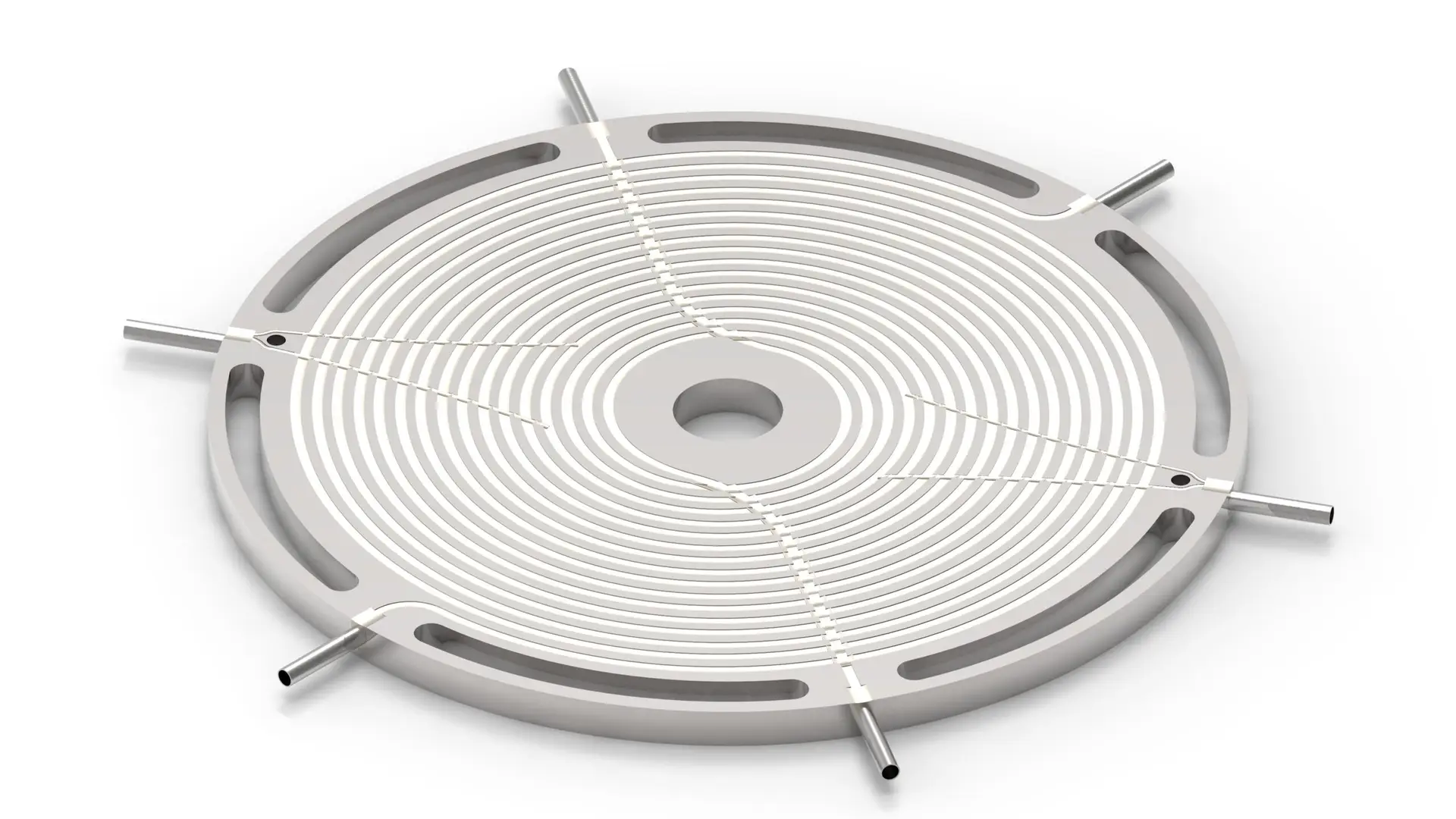 Heizplatten mit integrierter Kühlung
