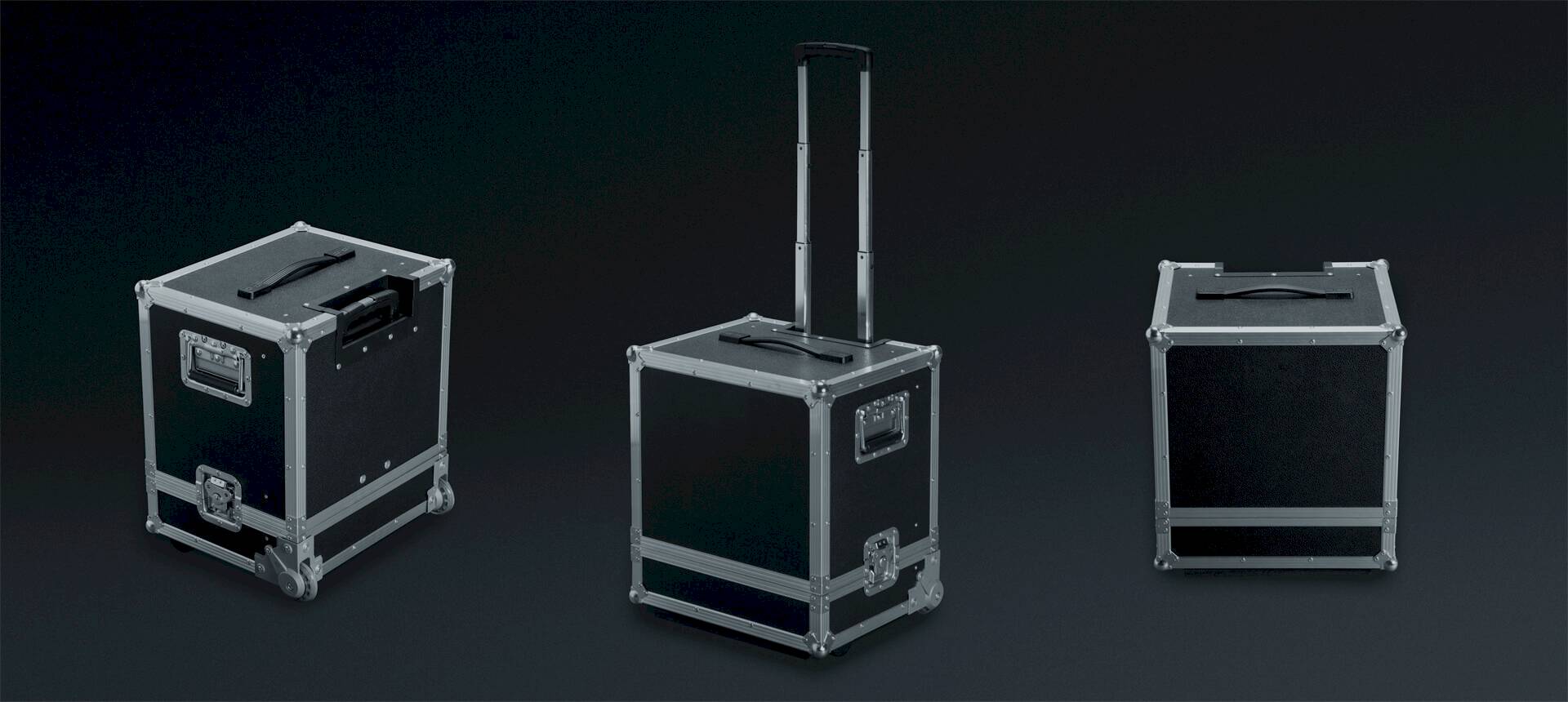 Haubencase mit Trolleyfunktion