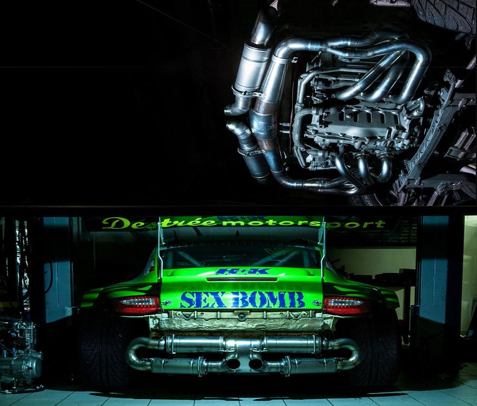 Abgassystem Porsche 966/977 CUP