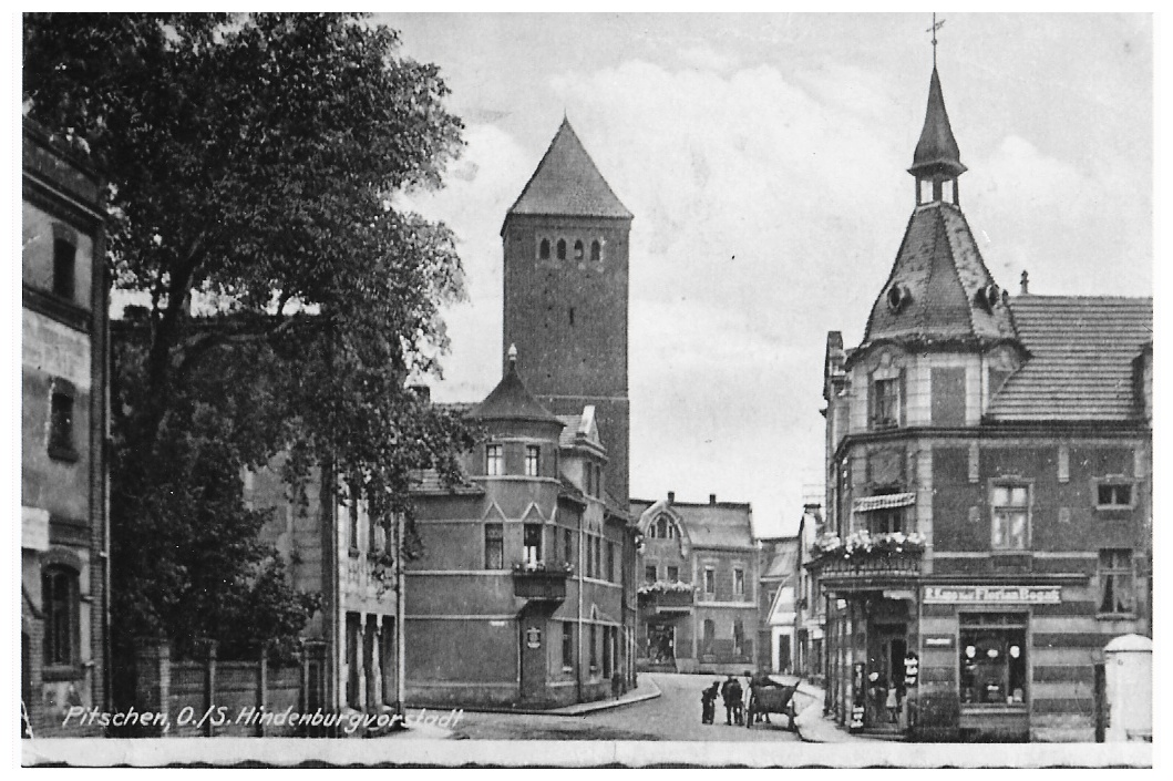 Historic colonial goods trade in Pitschen (Silesia), 1930s