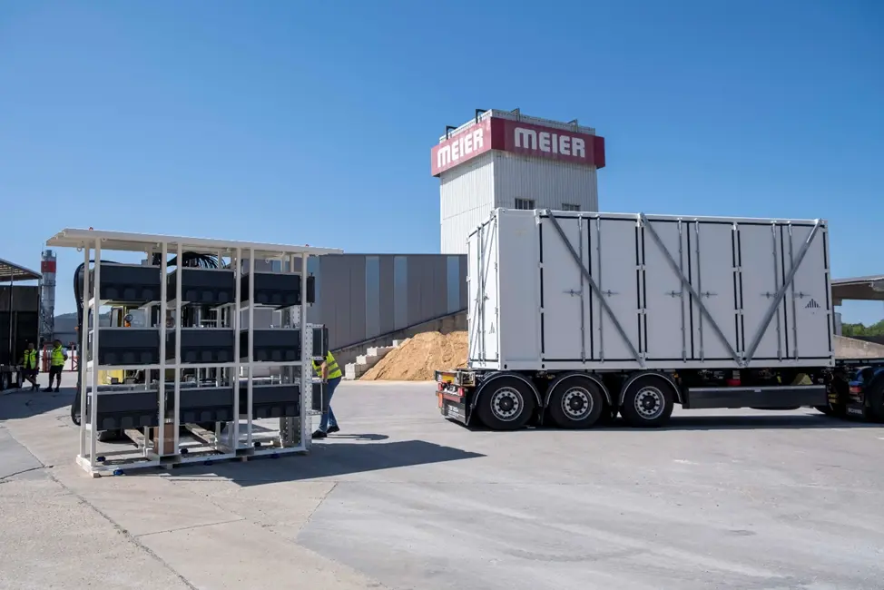 Speicherlösung im Betonwerk