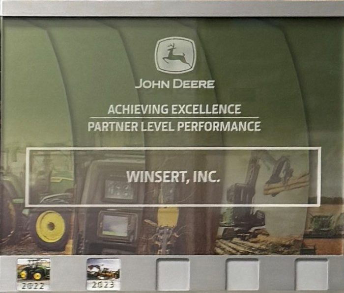 John Deere Partner-level Supplier Auszeichnung 2023