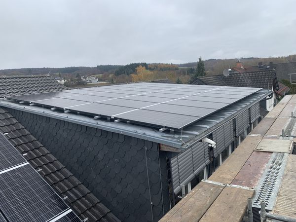 PV-Anlage auf dem Dach