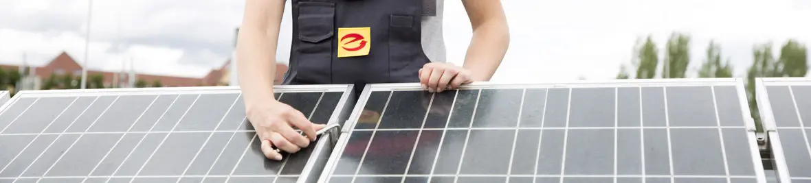Montage einer Photovoltaikanlage