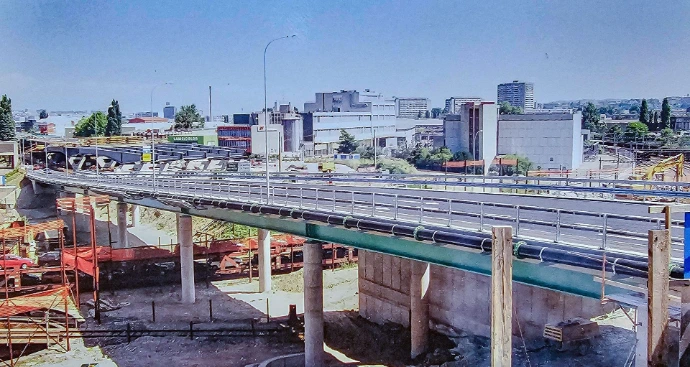 Leitplanke Autoroute des Jeunes