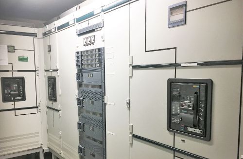 Installation im Verteilungskasten