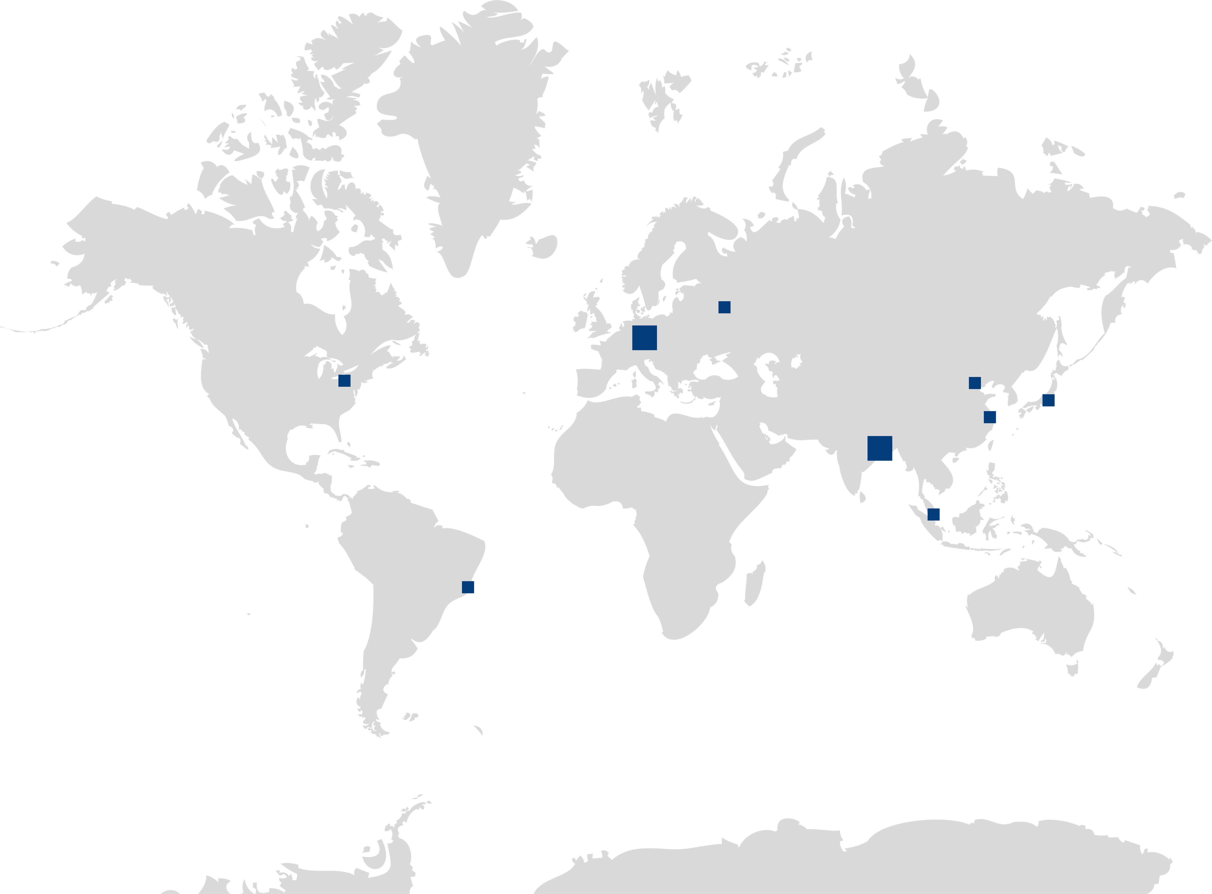 Standortübersicht der Herkules Group
