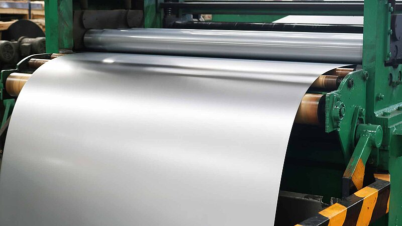 Walzen im Einsatz im Kaltwalzwerk