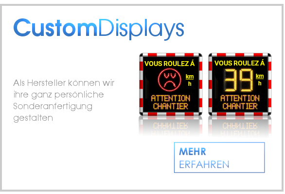 Speed Display (Geschwindigkeitsanzeige)