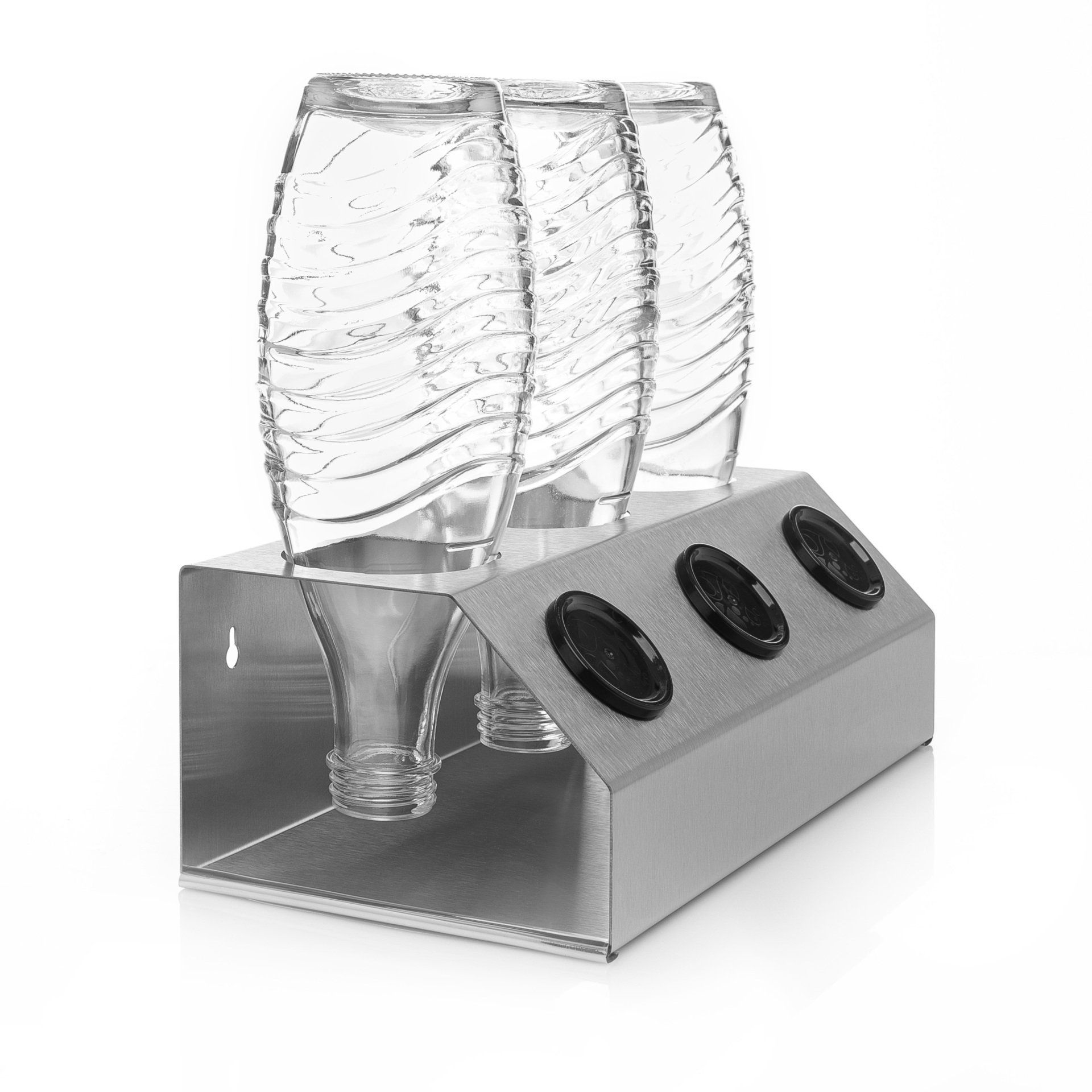 Abtropfhalter mit SodaStream-Glasflaschen