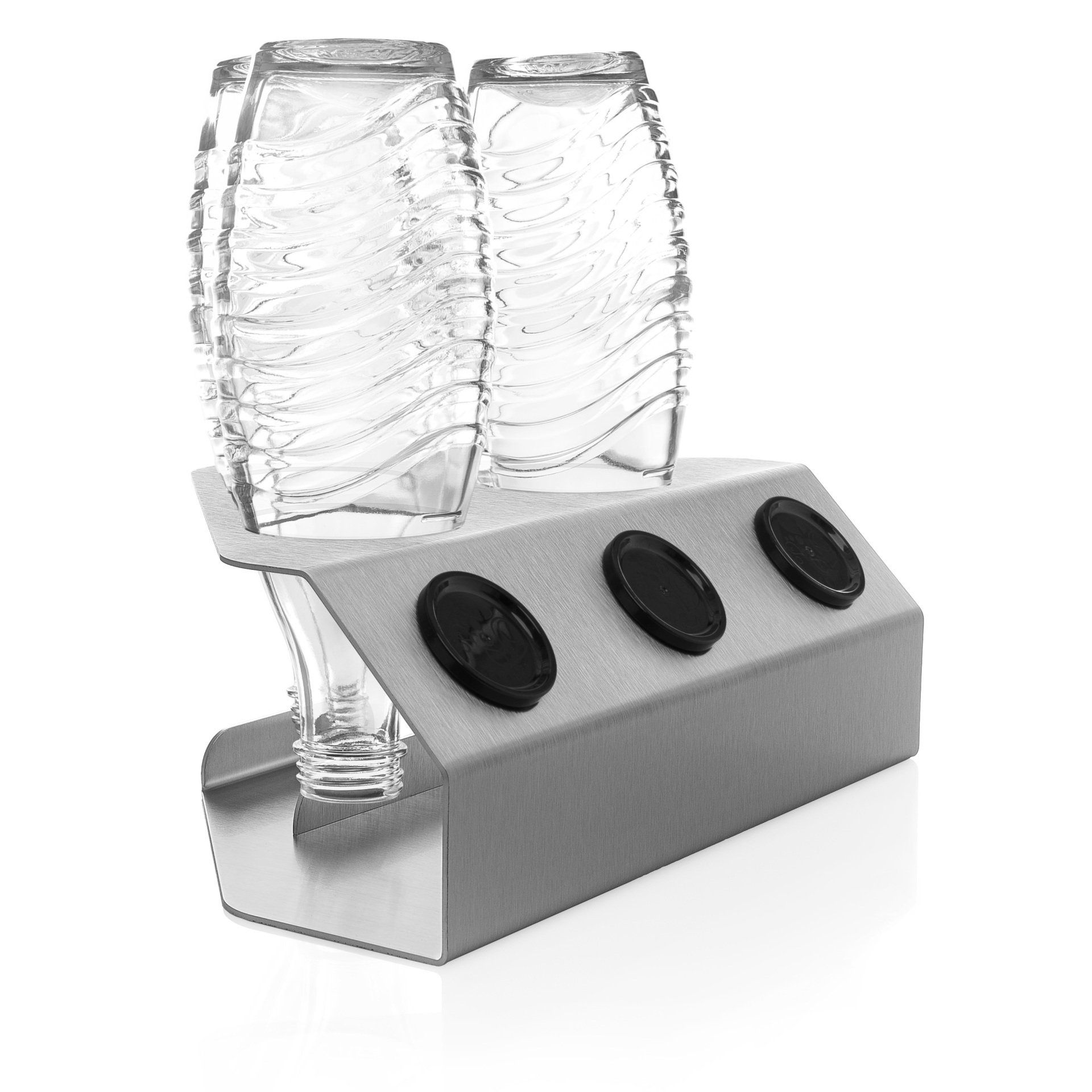 ECK-Abtropfhalter (eckig) für 3 Glasflaschen