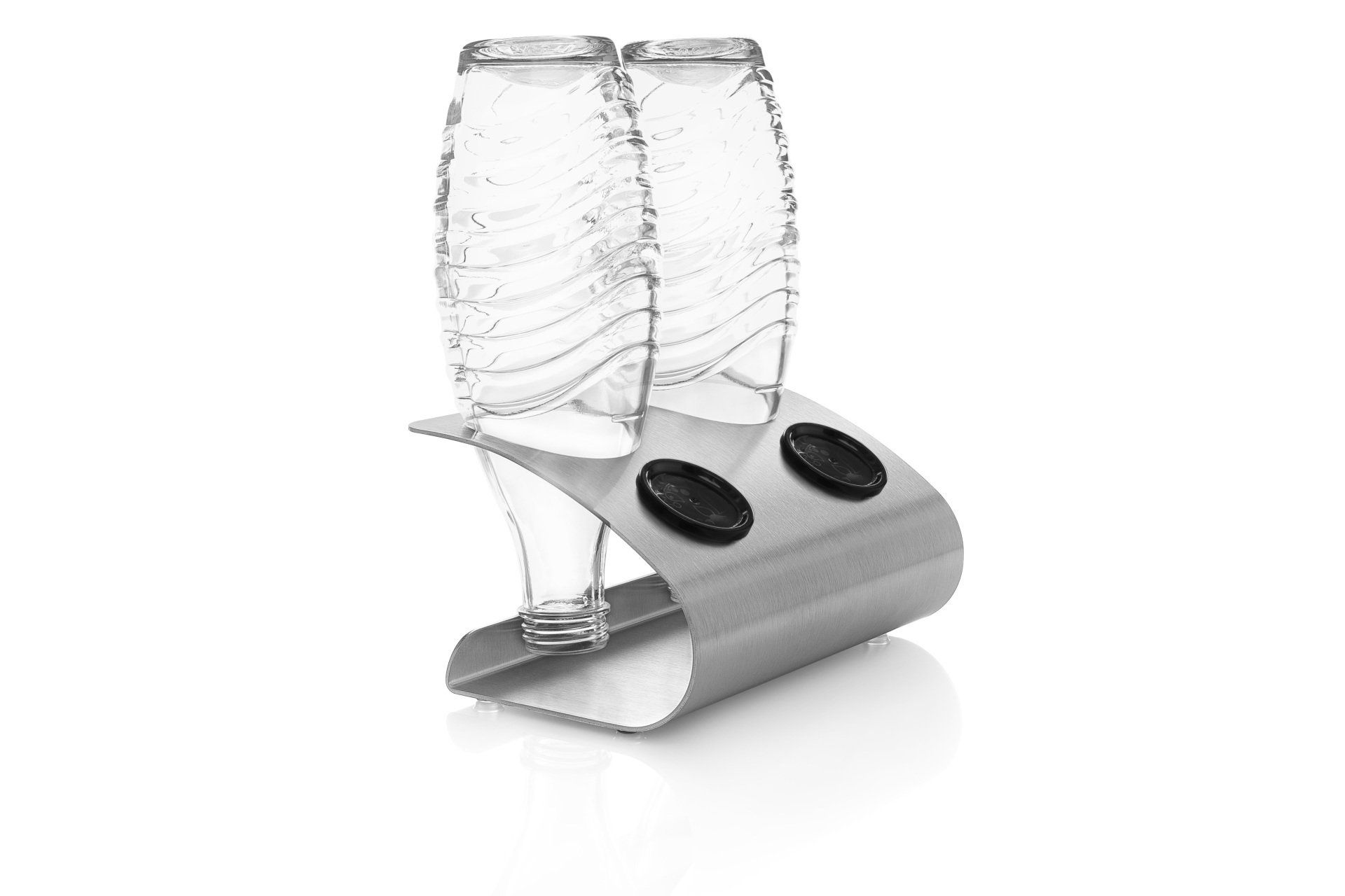 Abtropfhalter mit Glasflaschen