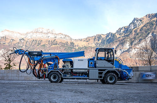 Spritztechnik für den Tunnelbau