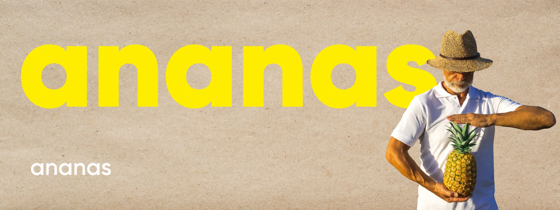 Frischschnitt Ananas