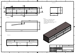 CAD-Zeichnung Lowboard