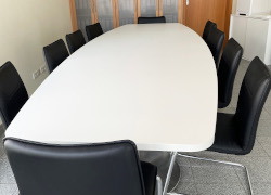 Tischplatte mit individueller Kontur (3,6 × 1,1 m)