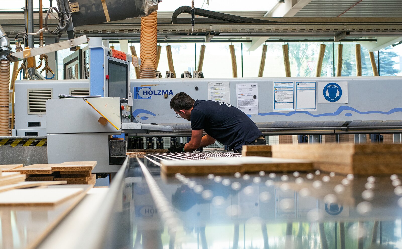 Fertigung in der eigenen Schreinerei