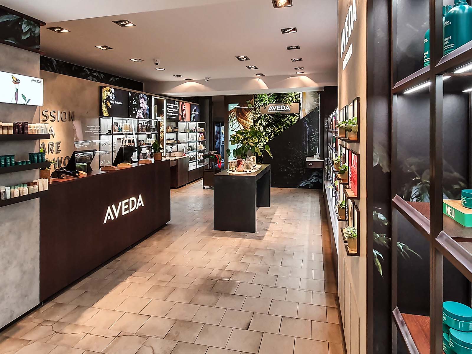 Aveda Berlin – gefertigte Einrichtung