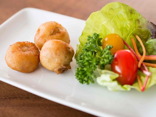 Frittierte Champignons