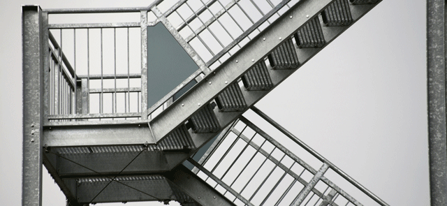 Metalltreppe
