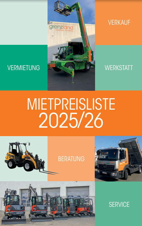 Mietgeräte-Übersicht